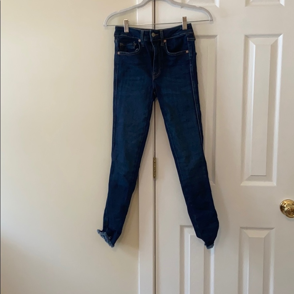 Free People Dark Wash Jeans